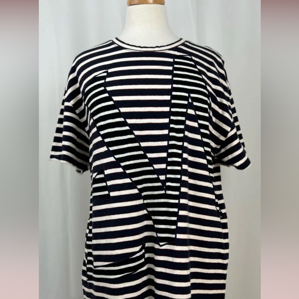 LOEWE MEN'S STRIPES LOGO TEE (S)
